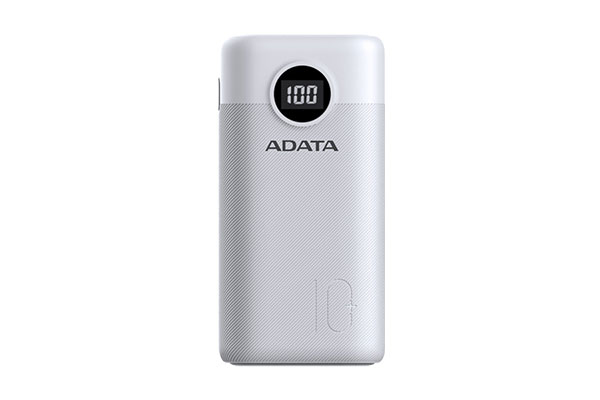 Power Bank Adata Ap10000qcd-dgt-cwh 10000mah Usb Tipo-c Blanco