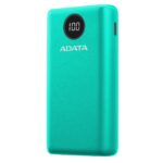 Power Bank Adata Ap20000Qcd-Dgt-Cgn, 20000Mah/2Xusb/2Xusb C/Color Verde