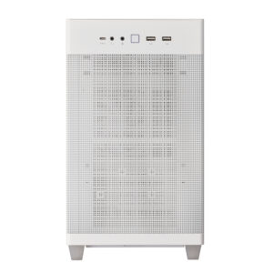 GABINETE ASUS AP201/WHT/MESH MINI TORRE,PANELES DE MALLA,MINI ITX,BLANCO, SIN FAN, SIN FUENTE