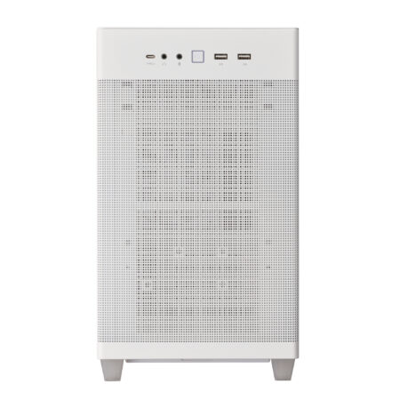 Gabinete ASUS Ap201/Wht/Mesh Mini Torre,Paneles De Malla,Mini Itx,Blanco, Sin Fan, Sin Fuente