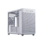 Gabinete ASUS Ap201/Wht/Mesh Mini Torre,Paneles De Malla,Mini Itx,Blanco, Sin Fan, Sin Fuente