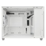 Gabinete ASUS Ap201/Wht/Mesh Mini Torre,Paneles De Malla,Mini Itx,Blanco, Sin Fan, Sin Fuente