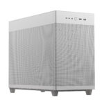 Gabinete ASUS Ap201/Wht/Mesh Mini Torre,Paneles De Malla,Mini Itx,Blanco, Sin Fan, Sin Fuente