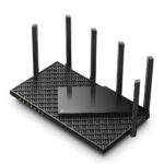 Router Inalambrico Tp-Link Archer Axe75 2.4/5/6Ghz, Tri-Banda, Con Onemesh Wi-Fi 6E, 5400Mbit/S, 5X Rj-45, 6 Antenas Externas