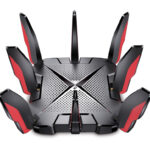 ROUTER INALAMBRICO TP-LINK ARCHER GX90 WI-FI 6 TRI-BANDA AX6600 GAMING 8 ANTENAS