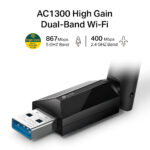 Adaptador De Red USB Inalambrico Tp-Link Archer T3U Plus Wlan, 867Mbit/S, 1 Antena