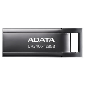 MEMORIA USB 128GB ADATA AROY-UR340-128GBK, USB 3.2/COLOR NEGRO