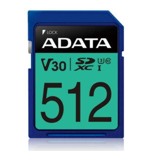 MEMORIA SDXC 512GB ADATA PREMIER PRO ASDX512GUI3V30S-R UHS-I U3 CLASS 10