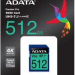Memoria Sdxc 512Gb Adata Premier Pro Asdx512Gui3V30S-R Uhs-I U3 Class 10