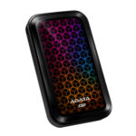U. Estado Solido SSD Externo USB-C 512Gb Adata Se770G, Ase770G-512Gu32G2-Cbk, Color Negro