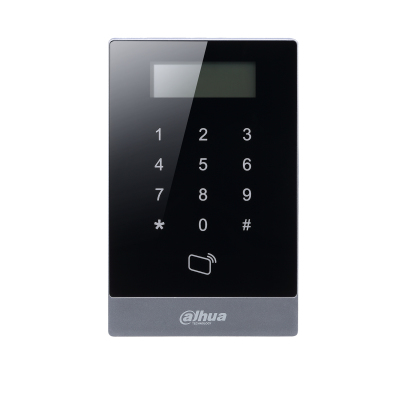 Dahua Asi1201A-D Teclado Touch Para Acceso Con Pantalla LCD/Id/Independiente/ 30 – 000 Us/ 150, 000 Registros/Desbloqueo Con Pass Y Tarj/ Tcp/IP/ Rs-485