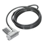 Candado Seguridad Para Laptop Targus Asp96Rglx/2Mts/Color Plata