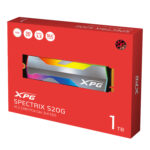 U. Estado Solido 1Tb M.2 NVMe Adata Xpg Spectrix S20 Rgb/Pcie3.0/2500Mb, Aspectrixs20G-1T-C