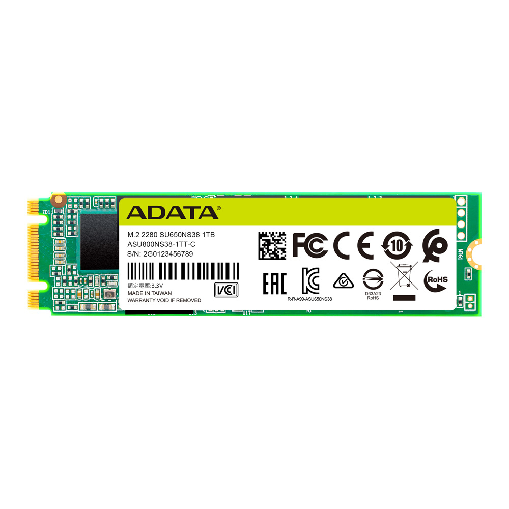 U. ESTADO SOLIDO M.2 1TB ADATA ULTIMATE SU650 SATA3 ASU650NS38-1TT-C