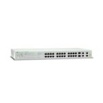 Switch Allied Telesis Websmart - 24 Puertos PoE+ 10/100 Mbps + 2 Puertos 10/100/1000 Mbps + 2 Sfp Gigabit Combo, 193 W. At-Fs750-28Ps-10.