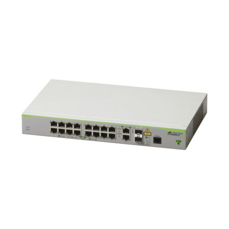 Switch Allied Telesis Administrable Centrecom Fs980M – Capa 3 De 16 Puertos 10/100 Mbps + 2 Puertos RJ45 Gigabit/Sfp Combo. At-Fs980M/18-10