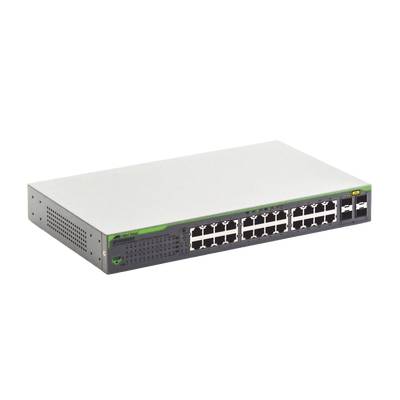 Switch Allied Telesis Gigabit Websmart De 24 Puertos 10/100/1000 Mbps (4 X Combo) + 4 Puertos Gigabit Sfp (Combo) At-Gs950-24-10. –