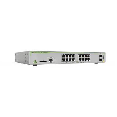 Switch Allied Telesis PoE+ Administrable Centrecom Gs970M – Capa 3 De 16 Puertos 10/100/1000 Mbps + 2 Sfp Gigabit, 247 W. At-Gs970M/18Ps-R-10.