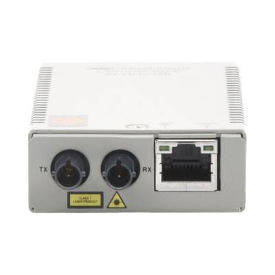 Convertidor De Medios Allied Telesis Fast Ethernet A Fibra Óptica – Conector St, Multimodo (Mmf), Distancia Hasta 2 Km. At-Mmc200/St-960.