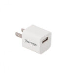 Cargador De Pared Vorago Au-105 - Interior, Corriente Alterna, Color Blanco, 5 V