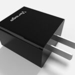 CARGADOR DE PARED C/2 PUERTOS USB NEGRO VORAGO AU-106-V2-BK