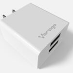 Cargador De Pared C/2 Puertos USB Blanco Vorago Au-106-V2-Wh