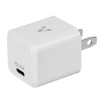 CARGADOR DE PARED VORAGO AU-250-V2 USB TIPO-C/20W/5V/CARGA RAPIDA/BLANCO