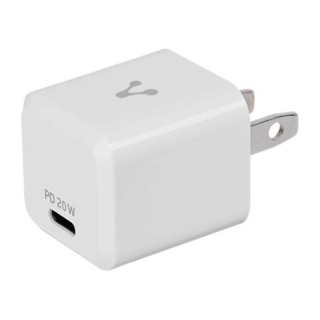 Cargador De Pared Vorago Au-250-V2 USB Tipo-C/20W/5V/Carga Rapida/Blanco