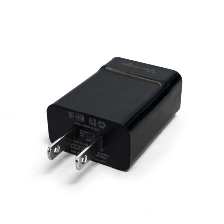 Cargador De Pared C/1 Puerto USB Negro Vorago, Au-302-Bk