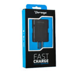 Cargador De Pared C/1 Puerto USB Negro Vorago, Au-302-Bk