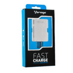 Cargador De Pared Vorago Au-302-Wh 5V/USB/Color Blanco
