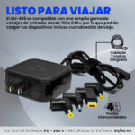Adaptador Universal P/Laptop Vorago Au-405 65W, 4 Conectores, 100-240V