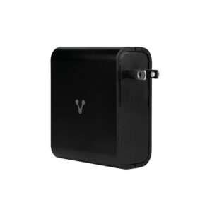 CARGADOR DE PARED VORAGO AU-600 100W, 2/USB-A 3.0, 3/USB-C 3.0, CARGA RAPIDA, COLOR NEGRO