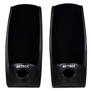 BOCINAS ACTECK 2.0 AX-2500 3.5MM/3W/COLOR NEGRO AUBO-014