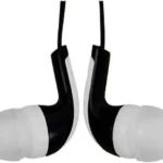 Audifonos De Viaje In-Ear Con Microfono (Negro/Blanco)