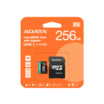 MEMORIA MICROSDXC 256GB FLASH ADATA PREMIER PRO CLASE 10 C/ADAPTADOR, AUSDX256GUI3V30SA2-RA1