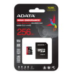 Memoria Microsdxc 256Gb Adata Ausdx256Gui3V30Sha2-Ra1 Uhs-I Clase 10 C/Adaptador