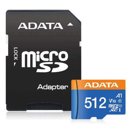 Memoria Microsdxc 512Gb Adata Ausdx512Guicl10A1-Ra1/Uhs-I Clase 10/Con Adaptador
