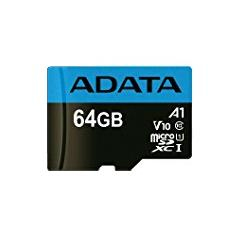 MEMORIA MICRO SDHC SDXC 64GB ADATA PREMIER CLASE 10, CON ADAPTADOR, AUSDX64GUICL10A1-RA1