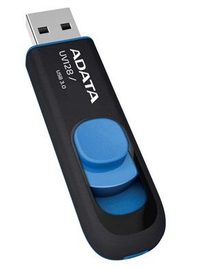 MEMORIA USB3.0 32GB ADATA UV128 NEGRO/AZUL AUV128-32G-RBE