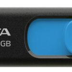 Adata USB 64Gb Uv128 Black + Blue 3.0 Auv128-64G-Rbe