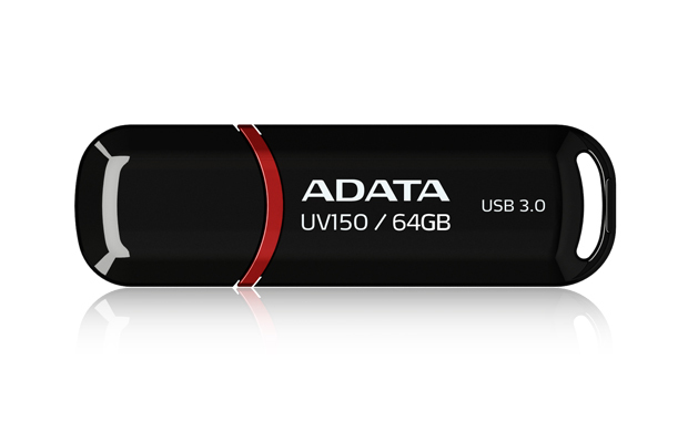 ADATA USB 64GB UV150 BLACK 3.0 AUV150-64G-RBK