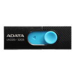 MEMORIA USB 2.0 ADATA 32GB UV220 RETRACTIL NEGRO/AZUL, AUV220-32G-RBKBL