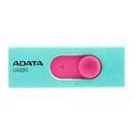 Memoria USB 2.0 32Gb Adata Auv220-32G-Rgnpk Retractil Turquesa/Rosa