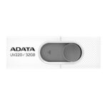 Memoria USB 2.0 32Gb Adata Uv220 Color Blanco, Auv220-32G-Rwhgy
