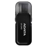 Memoria USB 32Gb Adata Uv240 2.0 Negro, Auv240-32G-Rbk