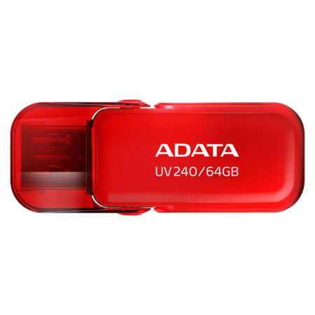 Memoria USB 2.0 64Gb Adata Auv240-64G-Rrd Uv24 USB-A Color Rojo