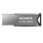 MEMORIA USB 2.0 16GB ADATA AUV250-16G-RBK METALICA COLOR PLATA OSCURA