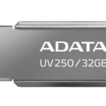 MEMORIA USB2.0 32GB ADATA UV250 COLOR PLATA, AUV250-32G-RBK