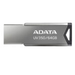 MEMORIA USB 3.2 64GB ADATA UV350 SIN TAPA/COLOR PLATA/AUV350-64G-RBK